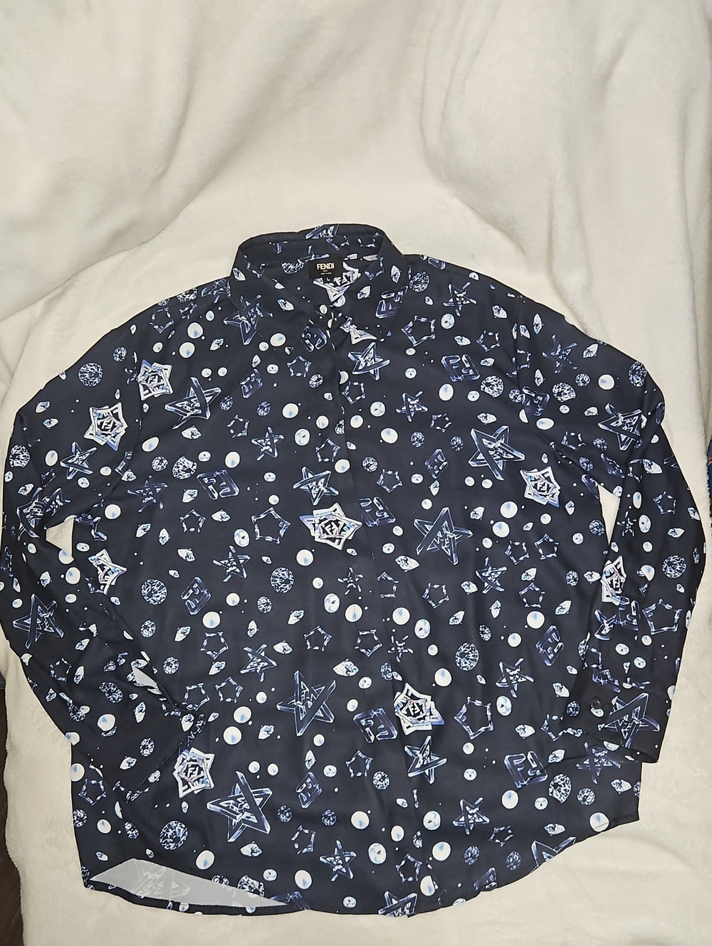 Fendi Long Sleeve Button Down. NWOT